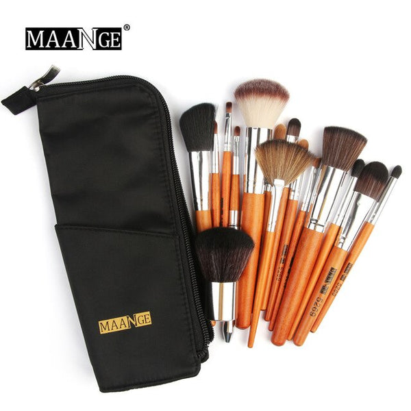 NEW 11/15Pcs Makeup Brushes Set Pro Foundation Powder Eye Shadow Eyeliner Eyelash Lip Make Up Brush