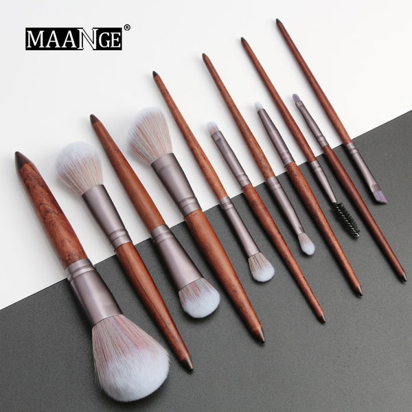 NEW 11Pcs Makeup Brushes Set Cosmetic Foundation