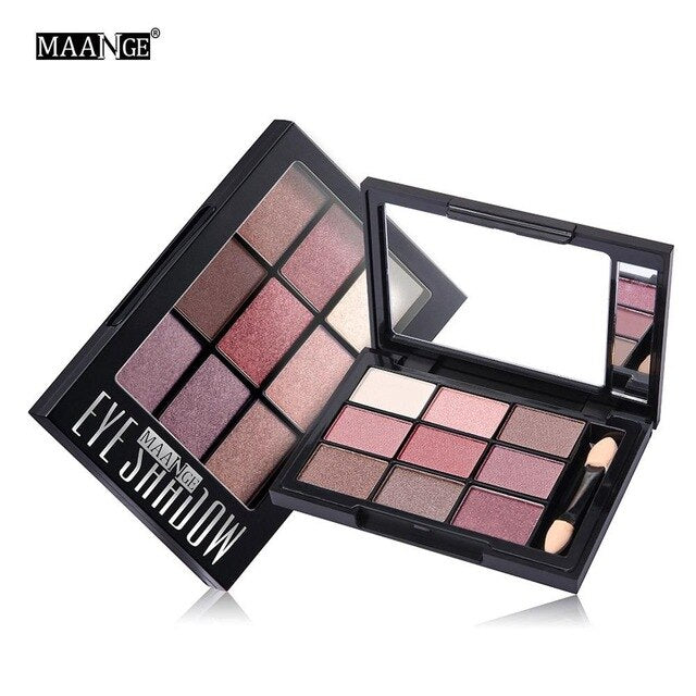 NEW  12 Colors Glitter Eyeshadow Diamond Pressed Golden Shiny Shimmer Matte Eye Shadow Makeup