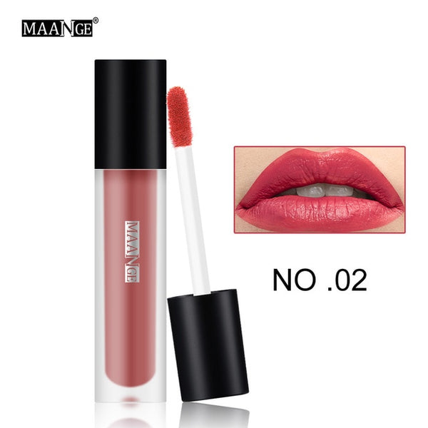 12 color Lip Gloss Matte Lipstick Moisturizer Makeup Lip Nude Sexy Lip Paint Gloss Long-lasting Makeup Beauty Cosmetic Hot