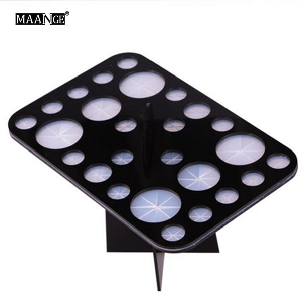New  14/26/42 Holes Acrylic Makeup Brush Holder Stand Air Drying Makeup Brush