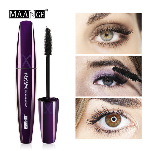 NEW 1PC Volume Curled Lashes Black Silicone Brush Eye Makeup Mascara