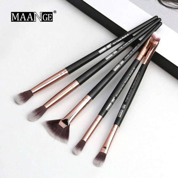 New 5-25 pcs Black Gold Makeup Brushes Set