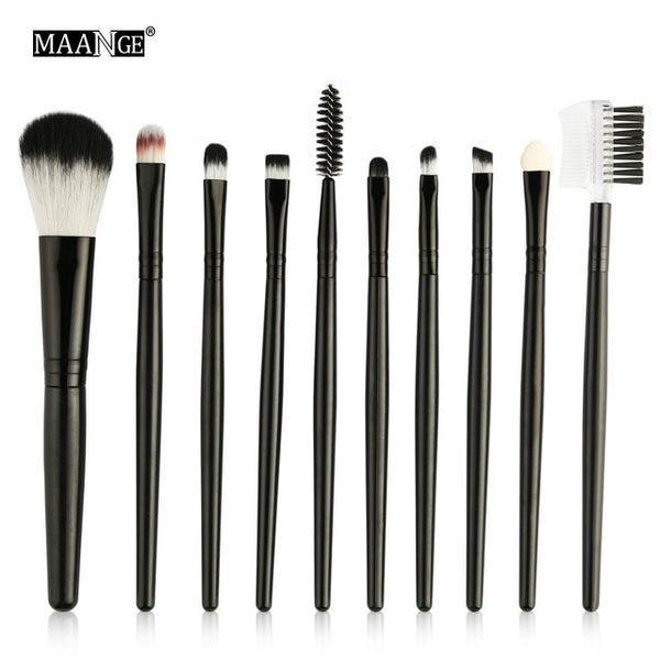 6/15/18Pcs Makeup Brushes Set Cosmetics Eye Shadow Powder Foundation Blending Blush Eyeliner Lip Beauty Make up  Kit Tool