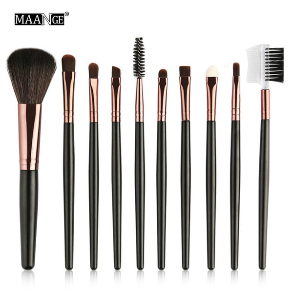 6/15/18Pcs Makeup Brushes Set Cosmetics Eye Shadow Powder Foundation Blending Blush Eyeliner Lip Beauty Make up  Kit Tool