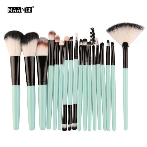 NEW 6/15/18Pcs Makeup Brushes Tool Set Cosmetic