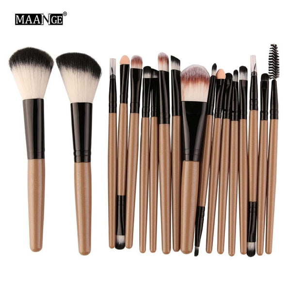NEW 6/15/18Pcs Makeup Brushes Tool Set Cosmetic
