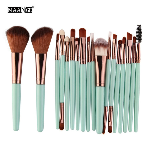 NEW 6/15/18Pcs Makeup Brushes Tool Set Cosmetic
