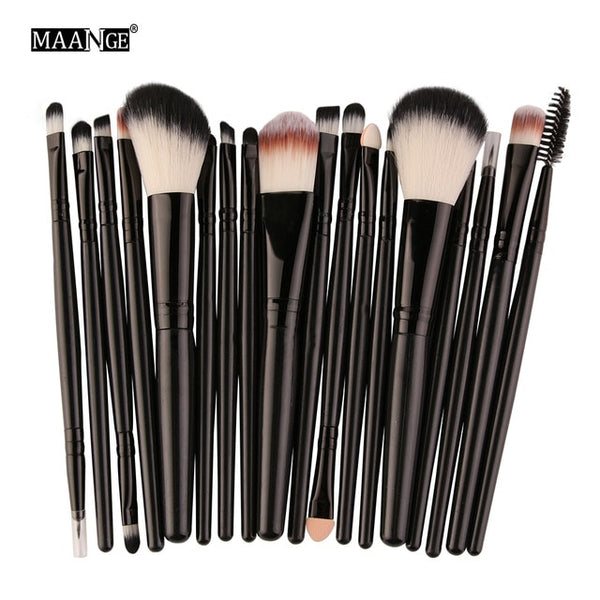 NEW 6/15/18Pcs Makeup Brushes Tool Set Cosmetic