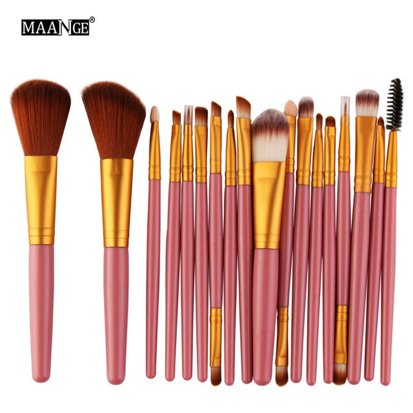 NEW 6/15/18Pcs Makeup Brushes Tool Set Cosmetic