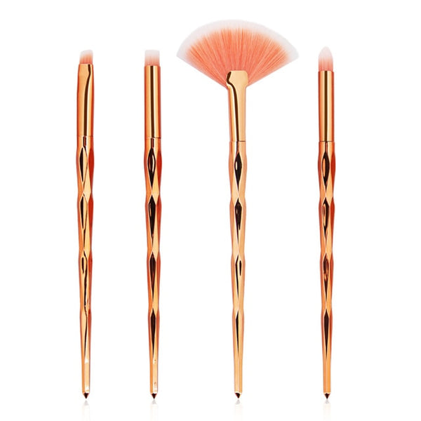 New 7/10Pcs Diamond Makeup Brushes Set