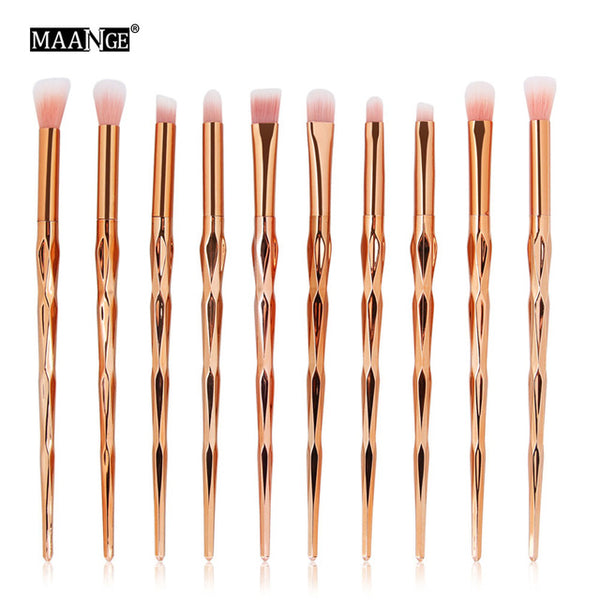 New 7/10Pcs Diamond Makeup Brushes Set