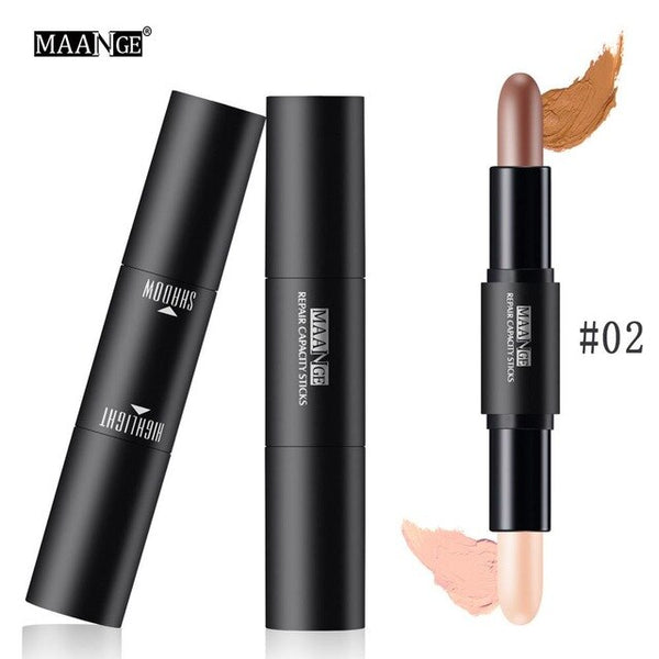 Highlighter Concealer Stick Shadow Repair Pencil Bronzer Contour Cream 3D Brightener Face Makeup Cosmetics