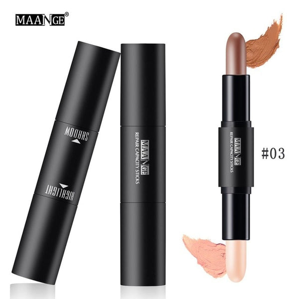 Highlighter Concealer Stick Shadow Repair Pencil Bronzer Contour Cream 3D Brightener Face Makeup Cosmetics