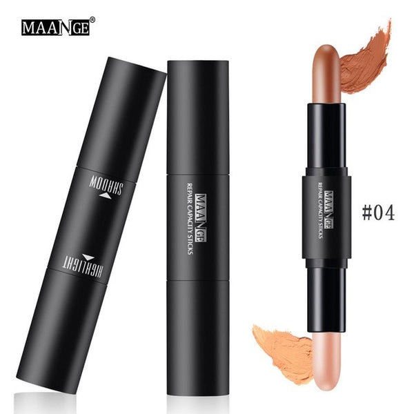 Highlighter Concealer Stick Shadow Repair Pencil Bronzer Contour Cream 3D Brightener Face Makeup Cosmetics