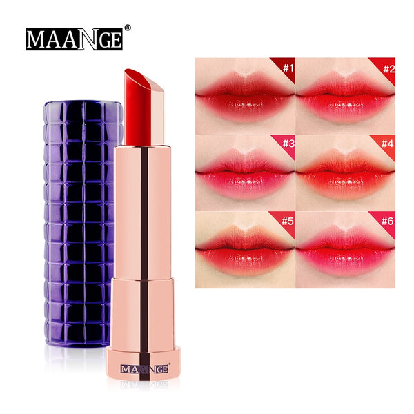 Double Color Lipstick Moisturizer Easy To Wear Long Lasting Plant Luxury Essence Lipstick Lip Makeup Beauty Tool HOT SALE