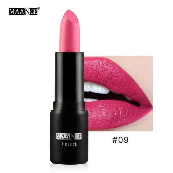 Lipstick Smooth Matte Lip Stick Waterproof Easy to Wear Cosmetic Lip Crayons Golss Sexy Nude Makeup Lips