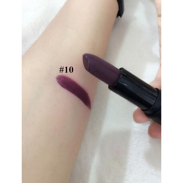 Matte Moisturizing Lipstick Lip Stick Waterproof Lip gloss Easy to Wear Cosmetic Lip Crayons Red Sexy Nude Makeup Lips