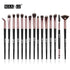 New Make Up Brushes 5/15 PCS Professional Blending Eyeshadow Eyebrow Fan Brush