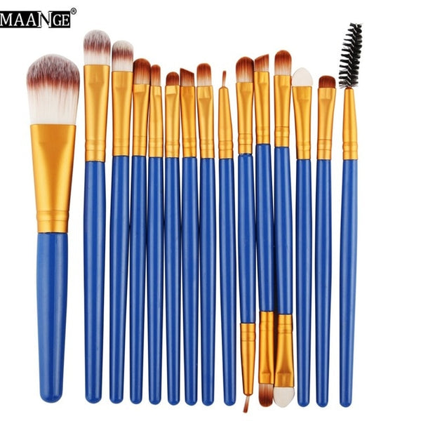 MakeUp Pro 15Pcs Makeup Brushes Set