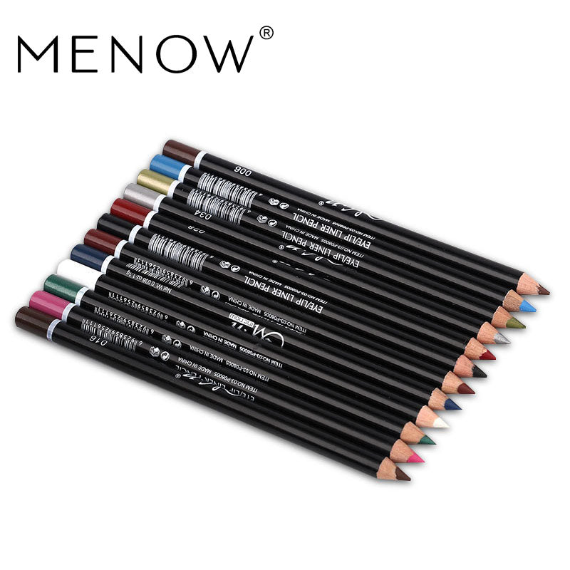 HIGH QUALITY 12 Colors Eye Make Up Eyeliner Pencil Waterproof Eyebrow Beauty Pen Eye Liner Lip  Eyes Makeup
