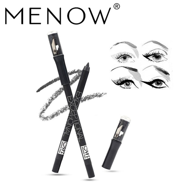 High quality Black Eyeliner Pencil with Sharpener Waterproof Eyeliner Stick Eye Liner Professional Makeup