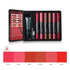Make up set 6 kiss proof Lipstick & Pencil sharpener & remover Cosmetic combination Waterproof Lip