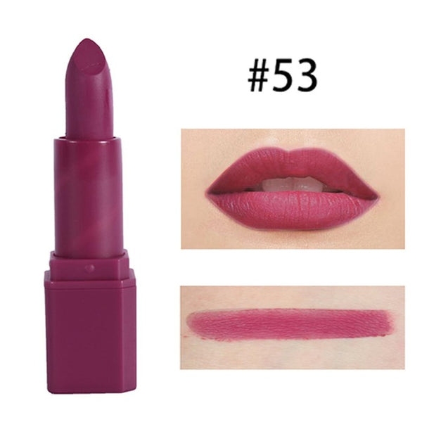 MISS ROSE Matte Lipstick Moisturizer Smooth Lips Stick Long Lasting Charming Lip Cosmetic Beauty Makeup 20 Colors #269121