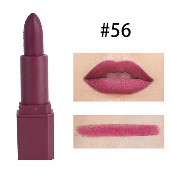 MISS ROSE Matte Lipstick Moisturizer Smooth Lips Stick Long Lasting Charming Lip Cosmetic Beauty Makeup 20 Colors #269121