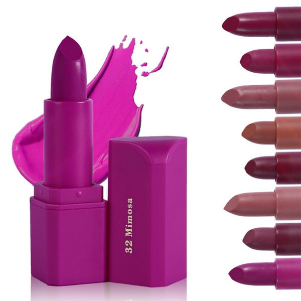MISS ROSE Matte Lipstick Moisturizer Smooth Lips Stick Long Lasting Charming Lip Cosmetic Beauty Makeup 20 Colors #269121