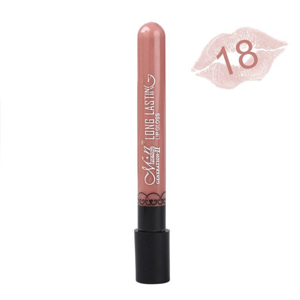 NEW 24Color Lipgloss  Matte Long Lasting Moisturizer Sexy Lip Gloss Waterproof