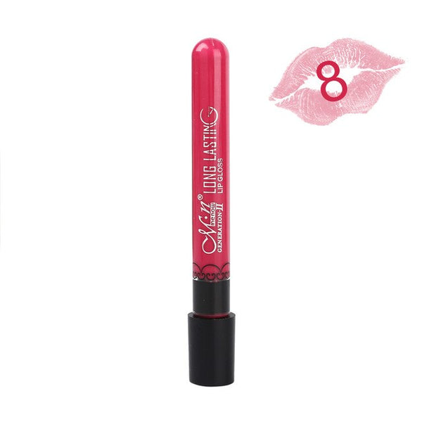 NEW 24Color Lipgloss  Matte Long Lasting Moisturizer Sexy Lip Gloss Waterproof