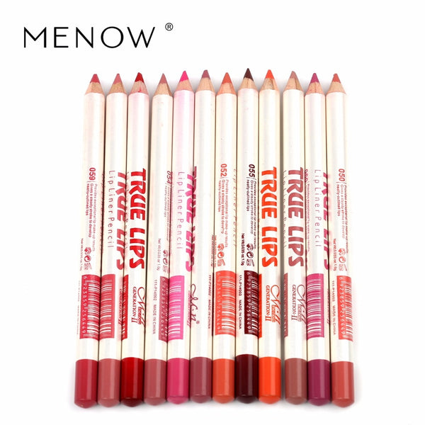Makeup 12Colors/Set Waterproof Lip liner Pencil Women's Professional Long Lasting