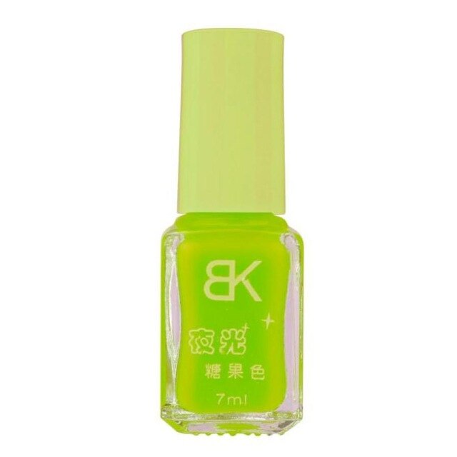 Mode chaude femmes enfants 7 ml vernis à ongles Non toxique 20 couleurs Fluorescent néon lumineux Gel vernis à ongles pour lueur dans l'obscurité