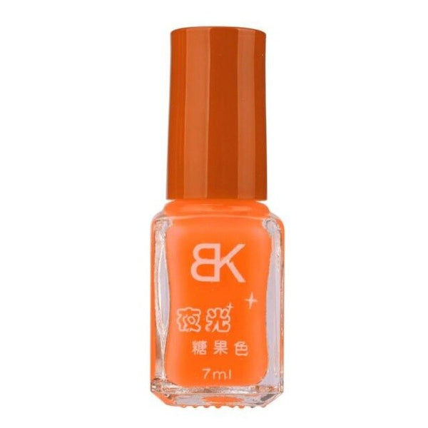 Mode chaude femmes enfants 7 ml vernis à ongles Non toxique 20 couleurs Fluorescent néon lumineux Gel vernis à ongles pour lueur dans l'obscurité