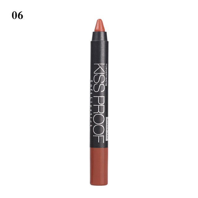 New 19 Colors MENOW KISS PROOF Sexy Beauty Waterproof Lip Pencil Lipstick Lip Gloss Lip Liner