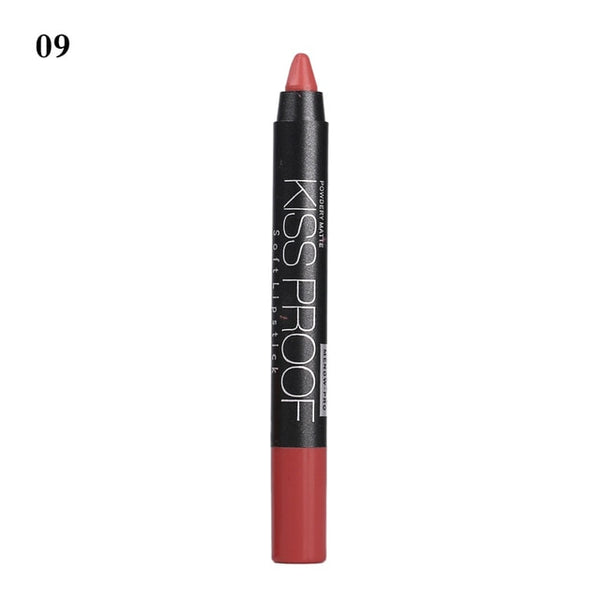 New 19 Colors MENOW KISS PROOF Sexy Beauty Waterproof Lip Pencil Lipstick Lip Gloss Lip Liner