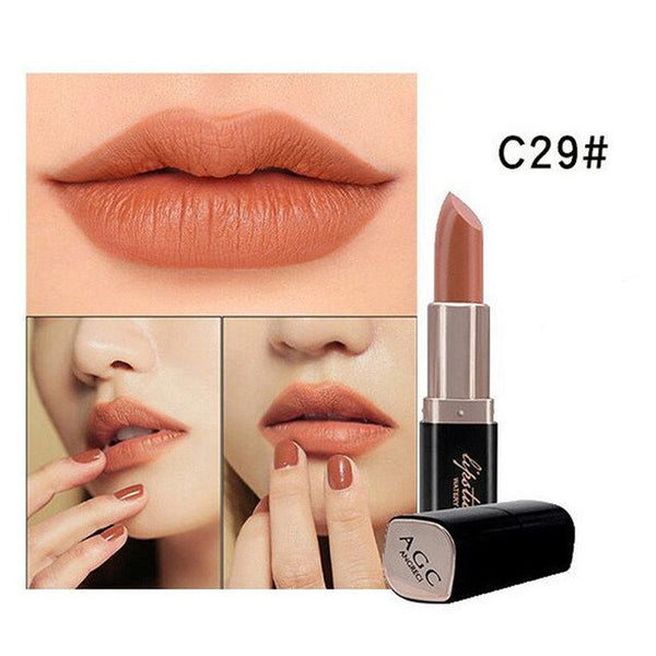 Fashion Lipstick Beauty Cosmetics Waterproof Long-lasting Women Velvet Matte Lipstick Lip Gloss Professional Makeup