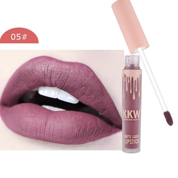 Professional Makeup Lip Gloss Sexy Long Lasting Waterproof Lip Liquid Matte Pencil Lipstick Lip Gloss Beauty Comestic