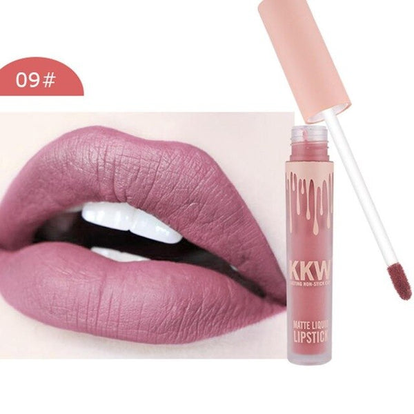 Professional Makeup Lip Gloss Sexy Long Lasting Waterproof Lip Liquid Matte Pencil Lipstick Lip Gloss Beauty Comestic