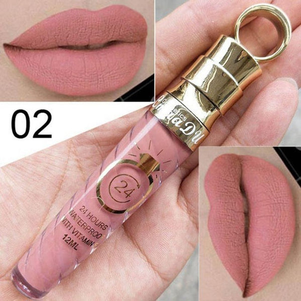 Professional Makeup Lip Gloss Sexy Long Lasting Waterproof Liquid Lipstick Velvet Matte Lipgloss Lip Beauty Comestic