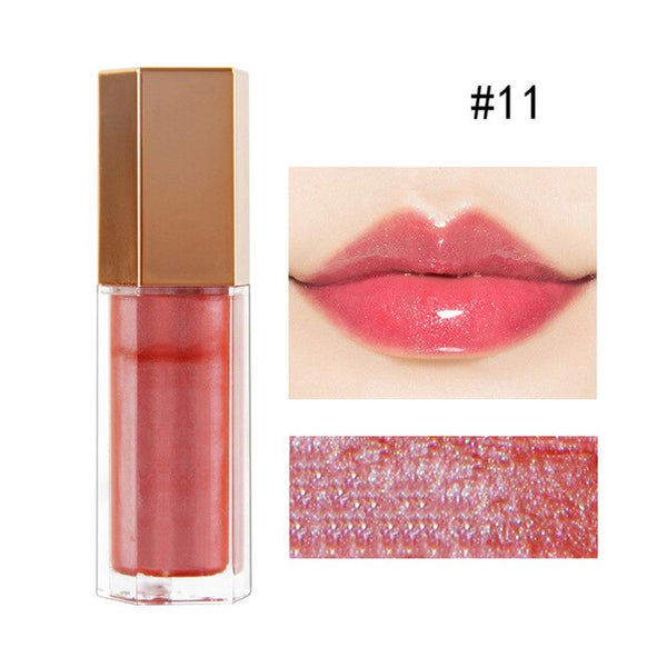 Professional Lip Gloss 5 Colors Nude Velvet Glossy Lip-Gloss Lipstick Lip Cream Cosmetic Beauty Makeup