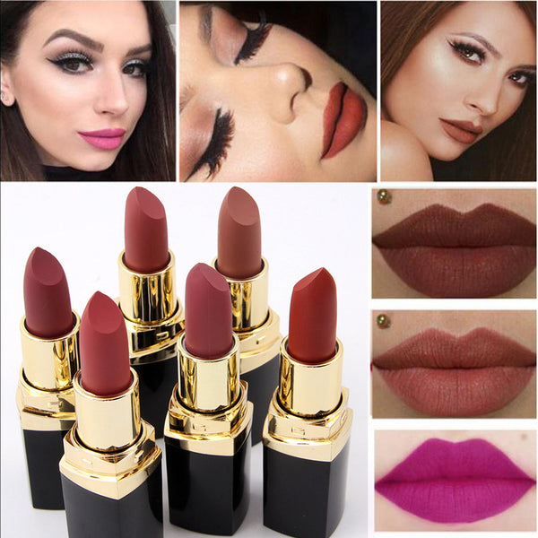 New Beauty Professional Lip Makeup Lipstick Easy to Wear Moisturizer Smooth Lips Stick Long-lasting Charming Lipstick Cosmetic