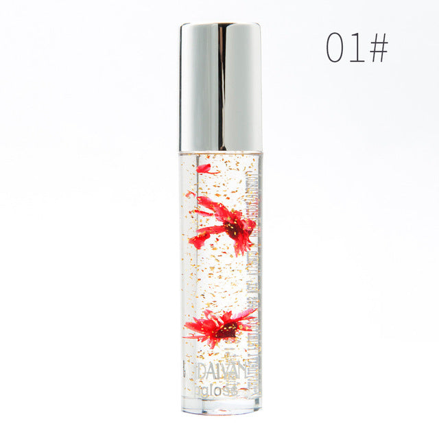 New Fashion Beauty Bright Flower Crystal Jelly Lipstick Magic Temperature Change Color Lip