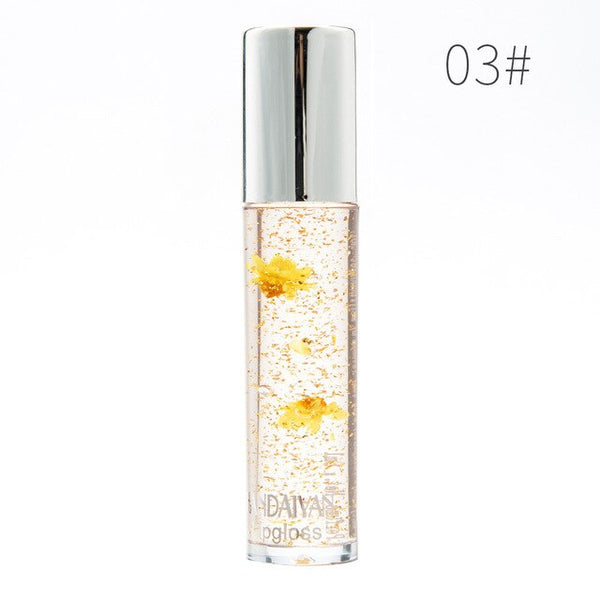 New Fashion Beauty Bright Flower Crystal Jelly Lipstick Magic Temperature Change Color Lip