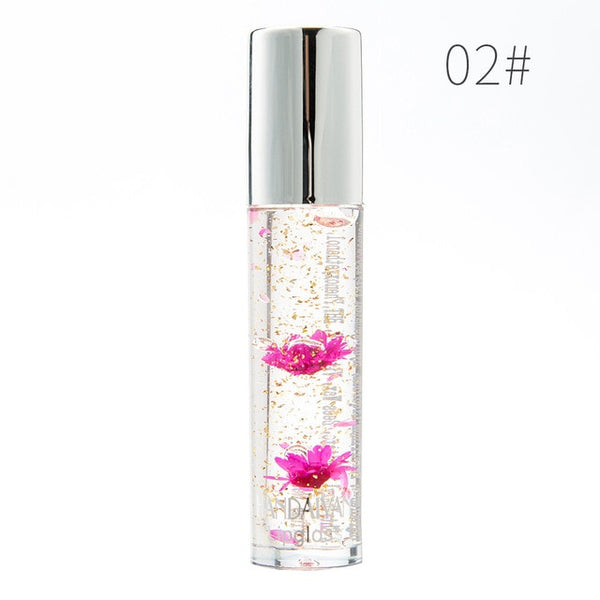 New Fashion Beauty Bright Flower Crystal Jelly Lipstick Magic Temperature Change Color Lip