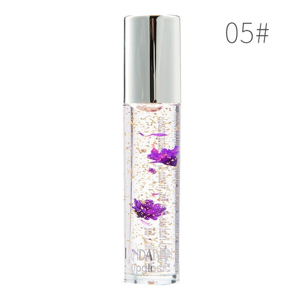 New Fashion Beauty Bright Flower Crystal Jelly Lipstick Magic Temperature Change Color Lip