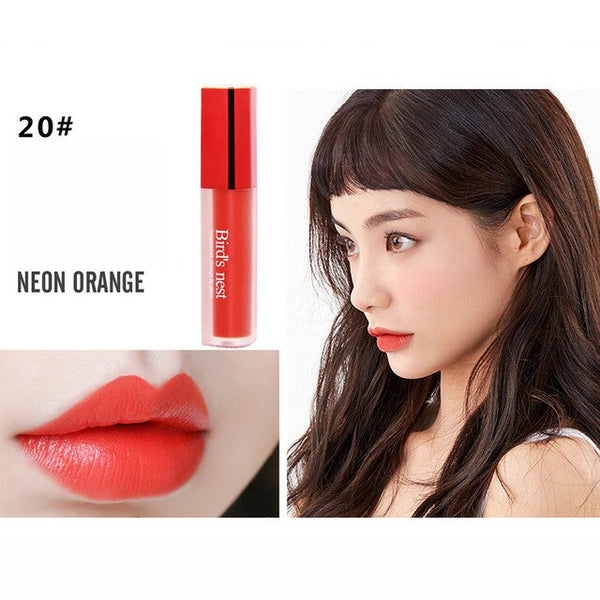 New Professional Lipstick Cosmetics Long-lasting Waterproof Women Velvet Matte Lipstick Lip Gloss Fashion Makeup Beauty