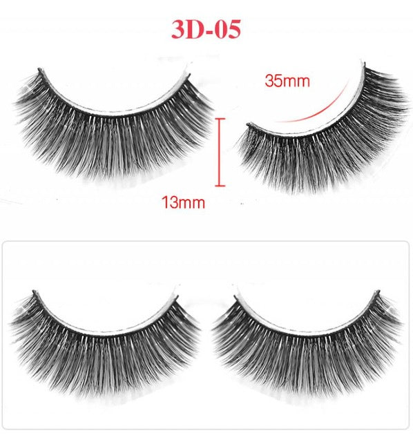 Nouveau 1 paire de faux cils naturels Fiber chimique faux cils long maquillage 3d vison cils extension cils pour beauté U