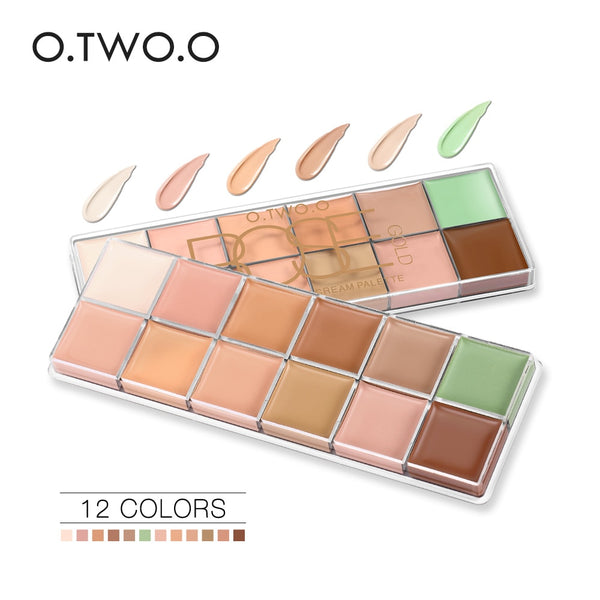 HIGH QUALITY 12 Colors Palette Concealer Face Contouring Makeup Concealer